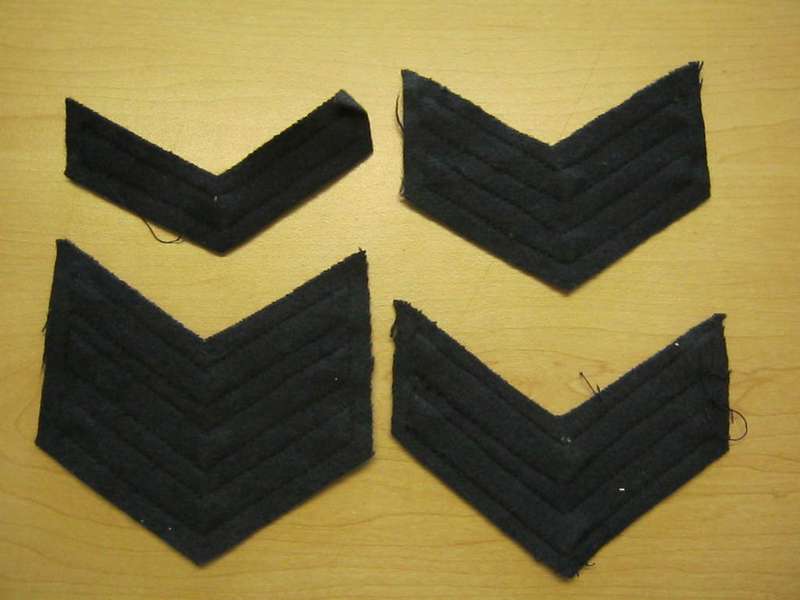 SAAF rank chevrons.